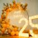 Golden boho ring birthday decoration for a stylish and modern celebration