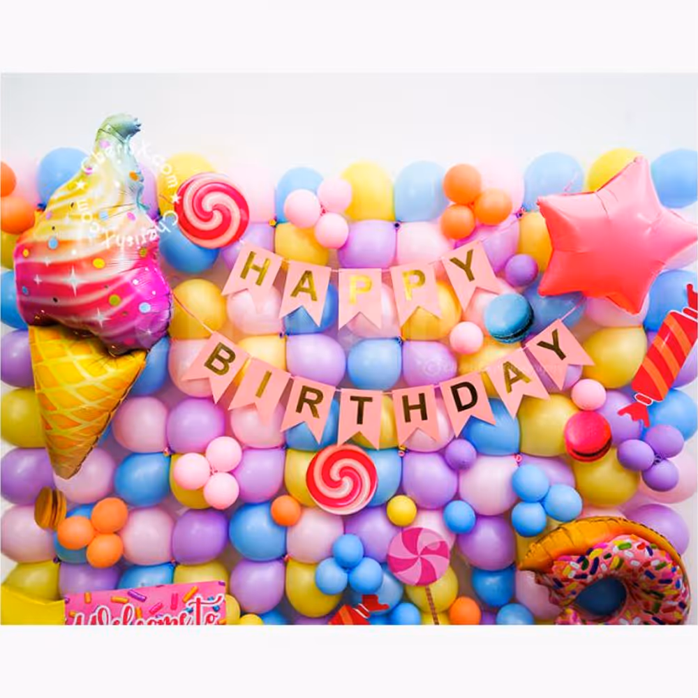 Plan an awesome birthday party for your pet with this Gorgeous Candy Land Birthday Decor!