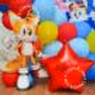 The sonic character sun board cutout is a perfect representation of them adding joy to your party