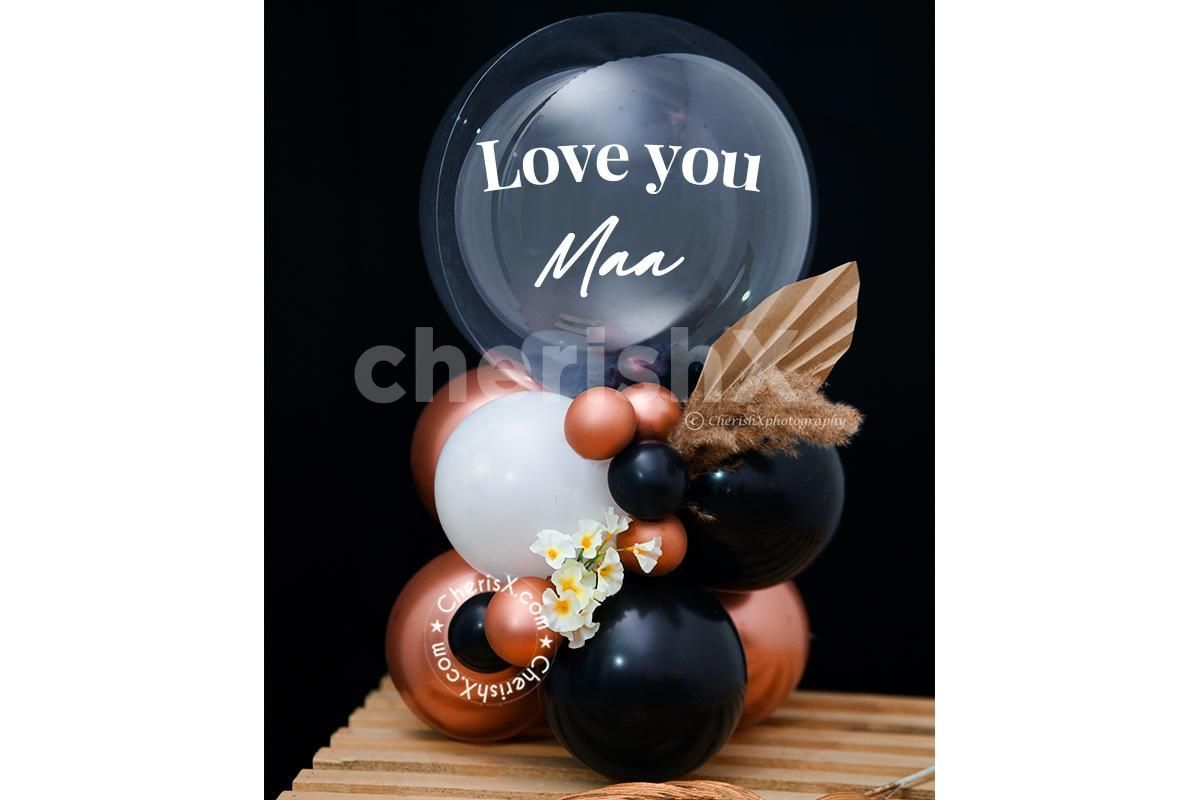 Celebrate Mother's day, or any other occasion beautifully with CherishX's Premium Organic Balloon Bouquet Mother's Day Gift Idea!
