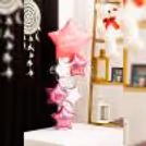 Convey your affection with a personalized vinyl message board added to the bouquet