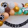 Adorable balloon decor is a must for adorable dog birthdays!