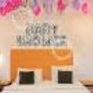 Add lights to the special decorations of silver and pink combination