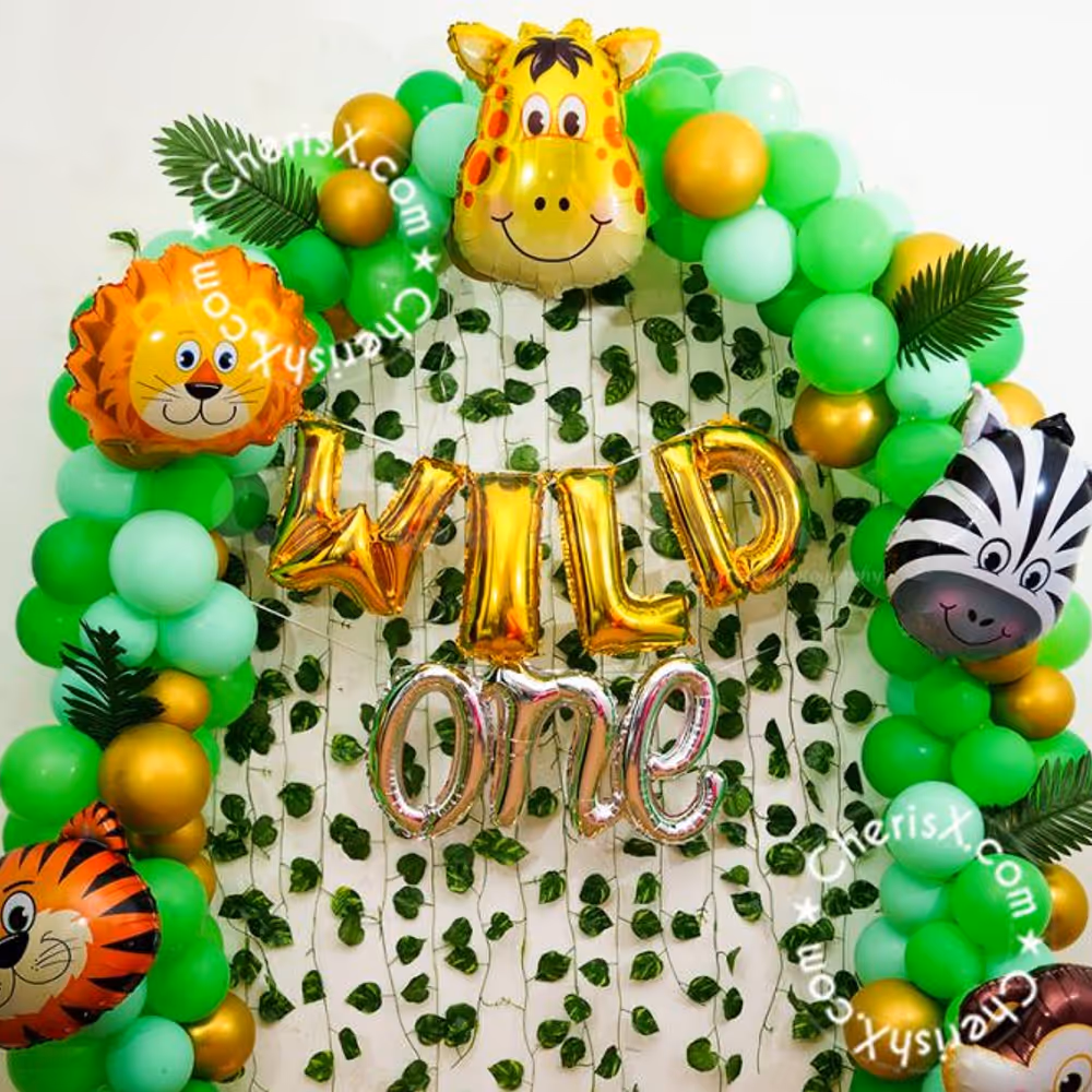 Have a crazy celebration with all the fun decorations!