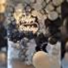 Black And Silver Theme Balloon Wall — photo 2