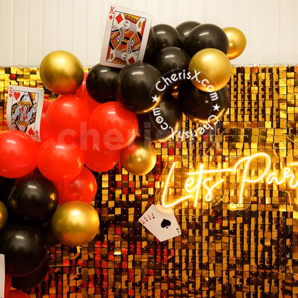 Just the right amount of shine can make any party a success.