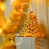 Bells, garlands, and lights are the most amazing decoration for any Diwali party host