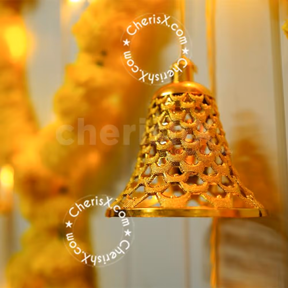 Bells, garlands, and lights are the most amazing decoration for any Diwali party host