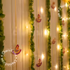 Celebrate the Diwali festival with diyas, garlands, and lights.