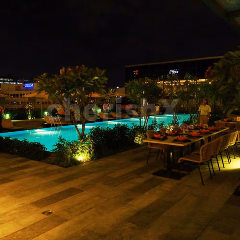 Experience a poolside candlelight dinner by Hilton like never before with CherishX