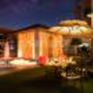 Luxury open-air Karwa Chauth dining experience beside a beautiful fountain at The Umrao.