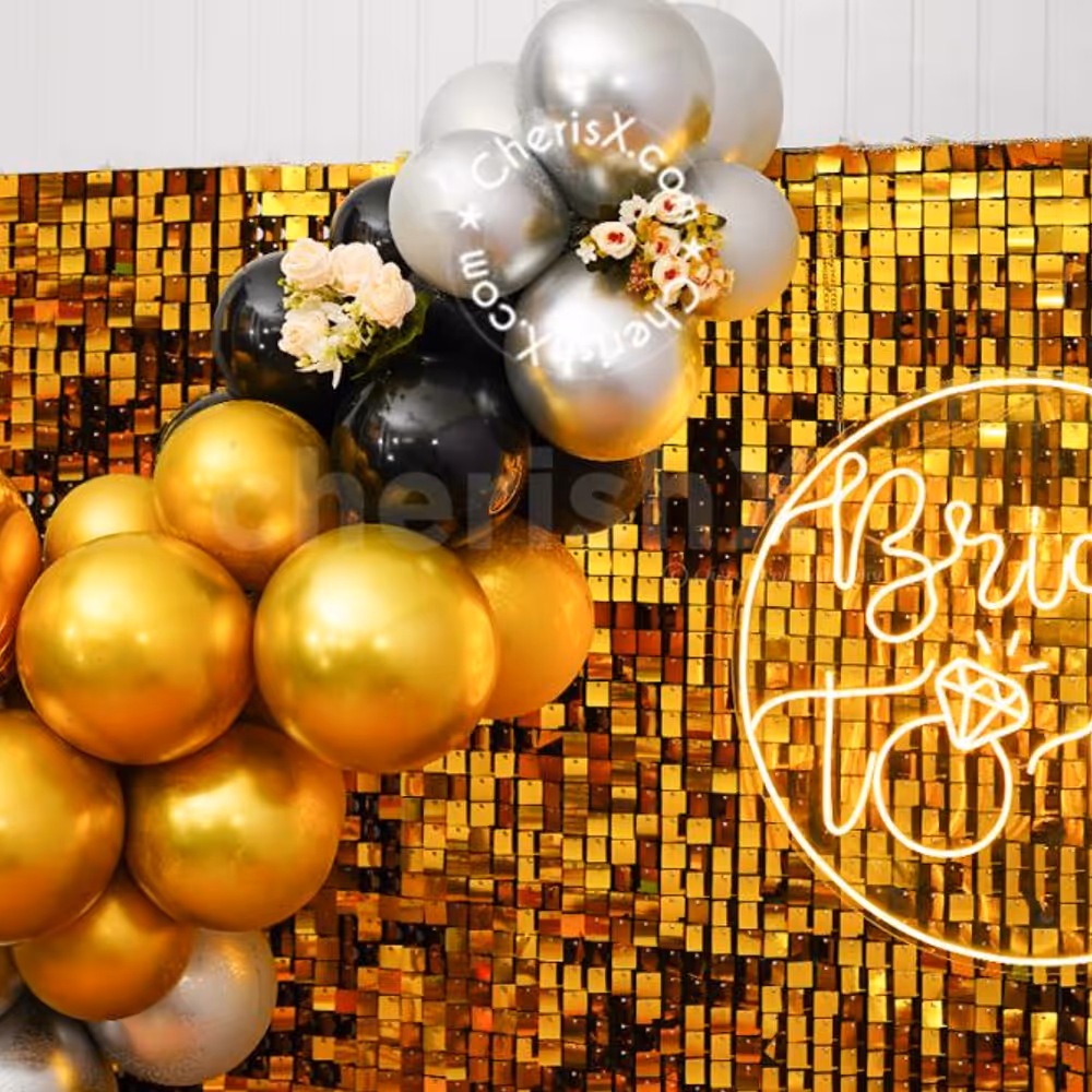 Make the bride-to-be feel even more special with these grand decorations.