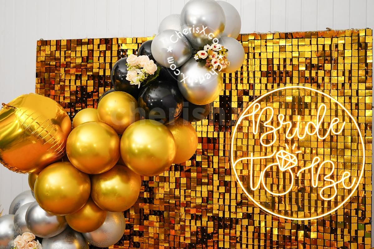 Make the bride-to-be feel even more special with these grand decorations.