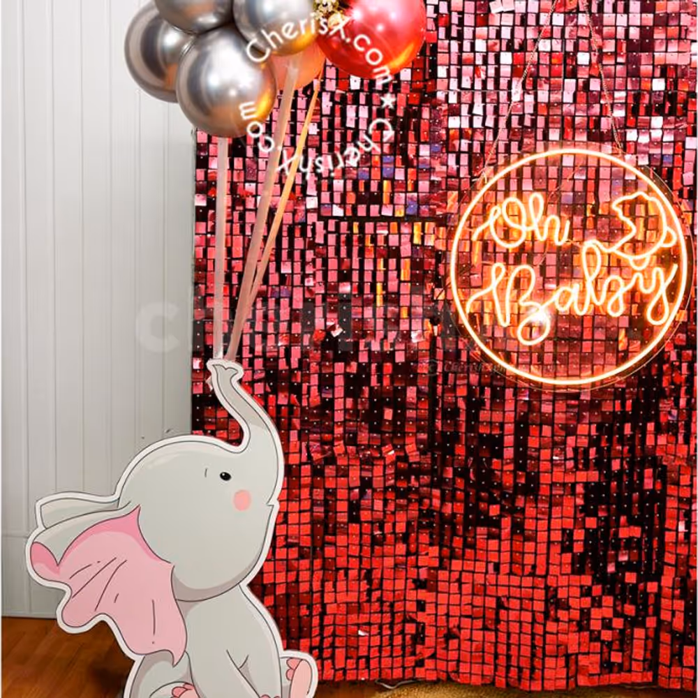 The rose gold theme is one of the most elegant decorations you can get.