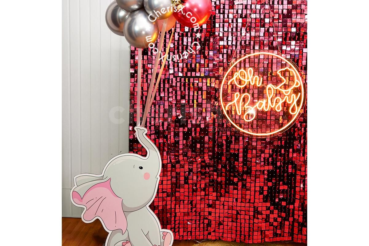 The rose gold theme is one of the most elegant decorations you can get.