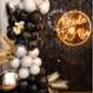 Stylish Black Sequin Bride To Be Decor — photo 3