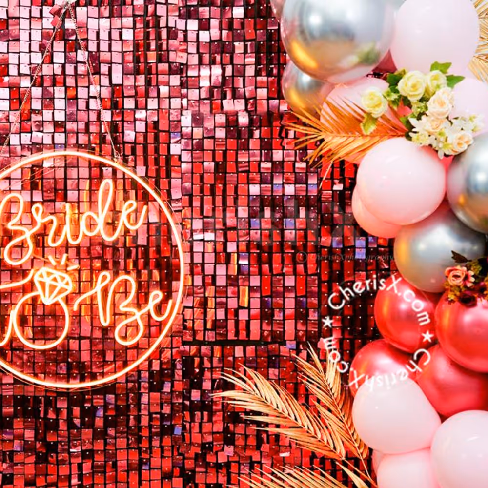 The neon light sign will be a keepsake for the bride
