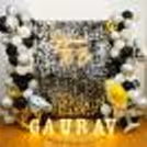 Silver Sequin Groom To Be Decor — photo 1