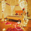 What could be more romantic than celebrating the first night amidst beautifully decorated flowers?
