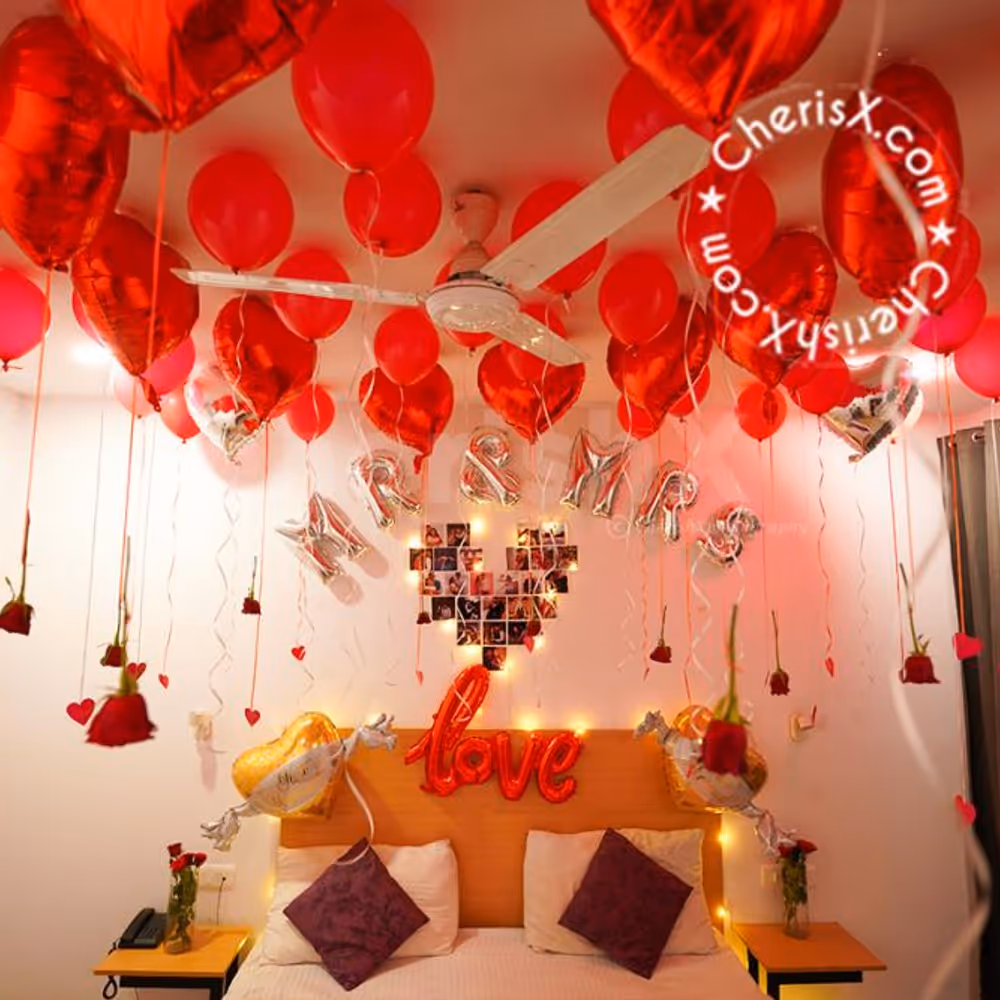 Add extra happiness quotient to your wedding night with our exclusive décor package