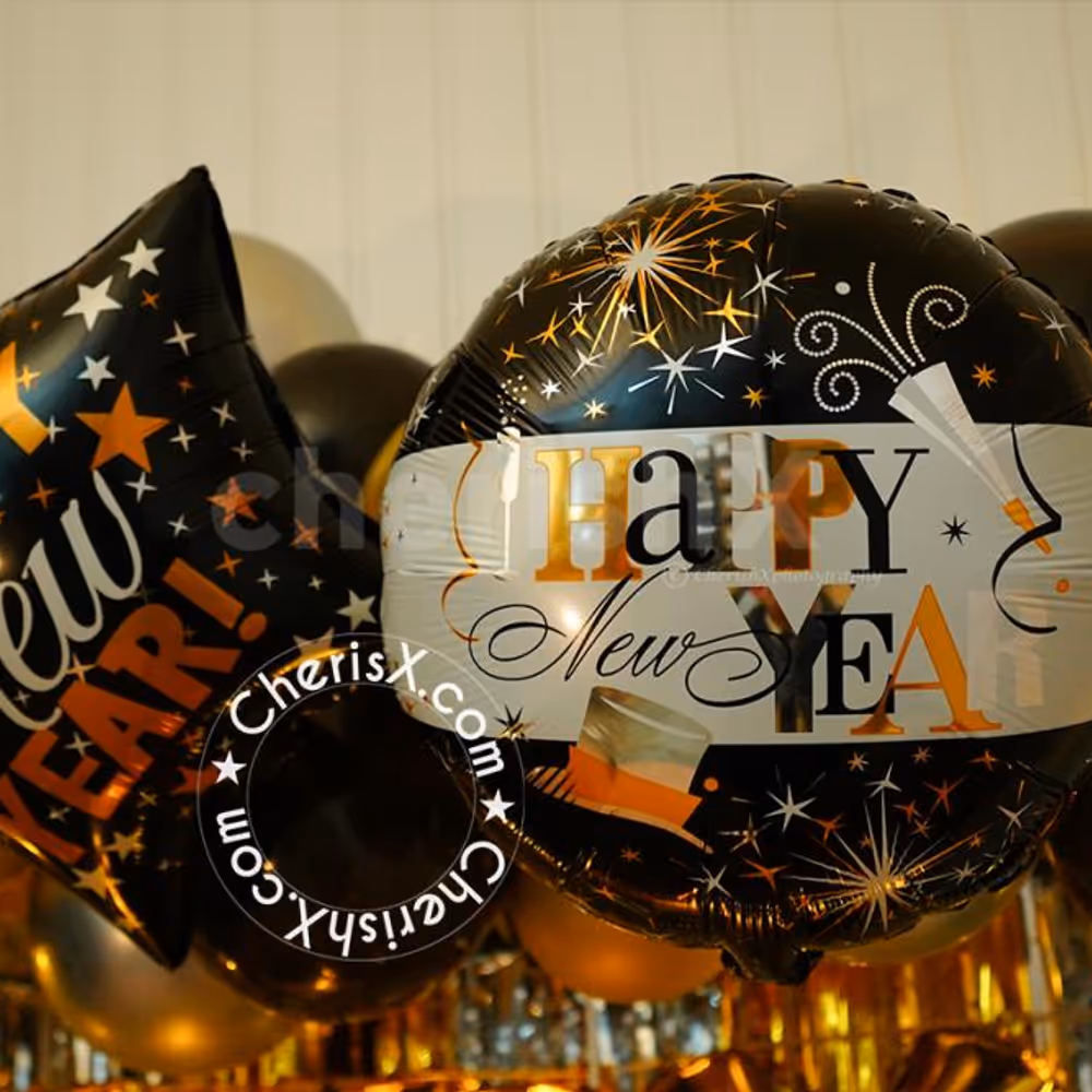 Add fun to your new year with our special backdrop theme
