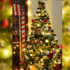 Lighten up your house with the stunning Christmas tree