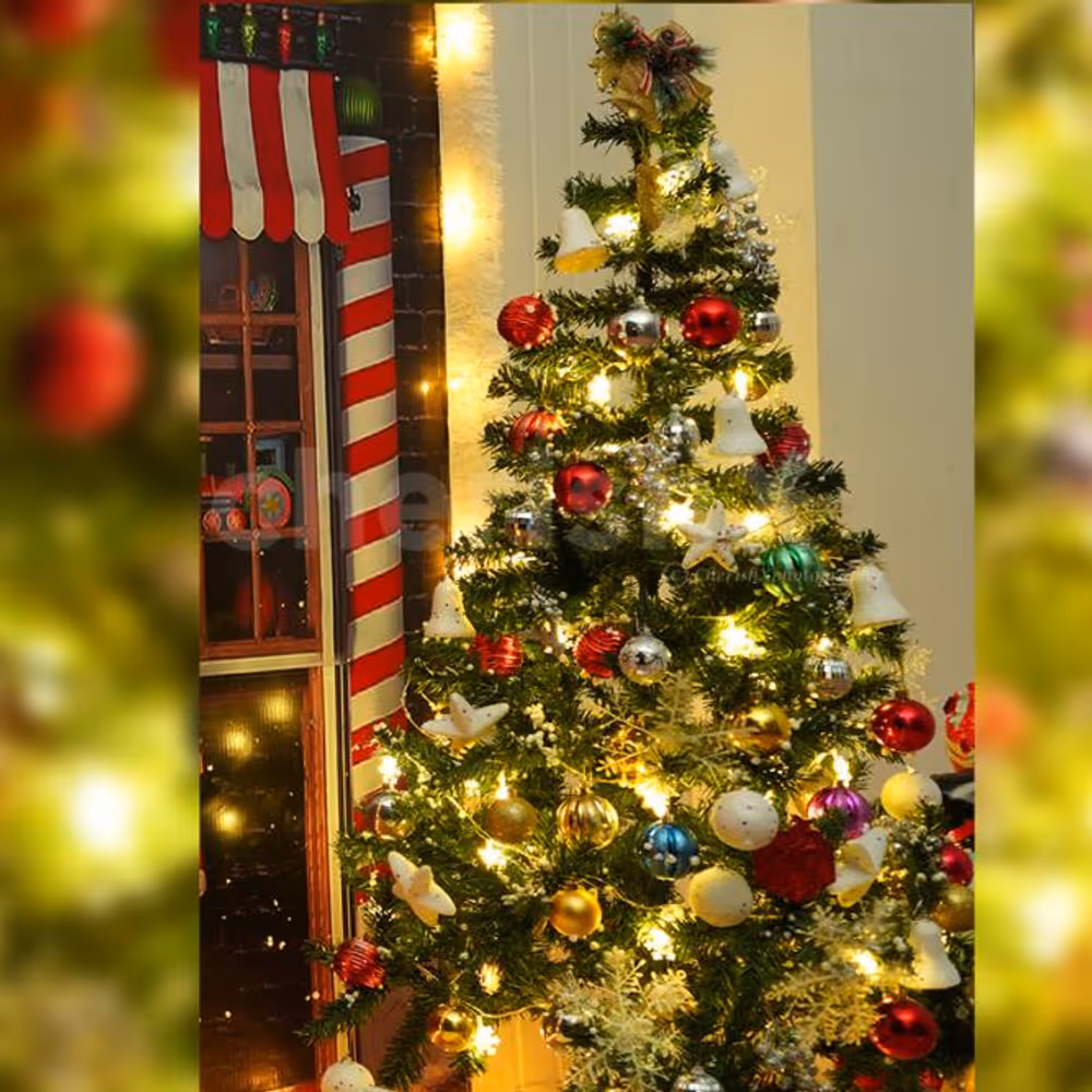 Lighten up your house with the stunning Christmas tree