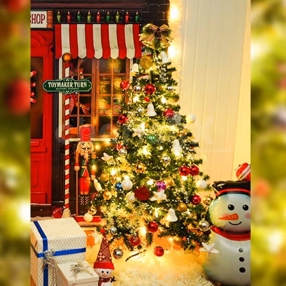 Lighten up your house with the stunning Christmas tree