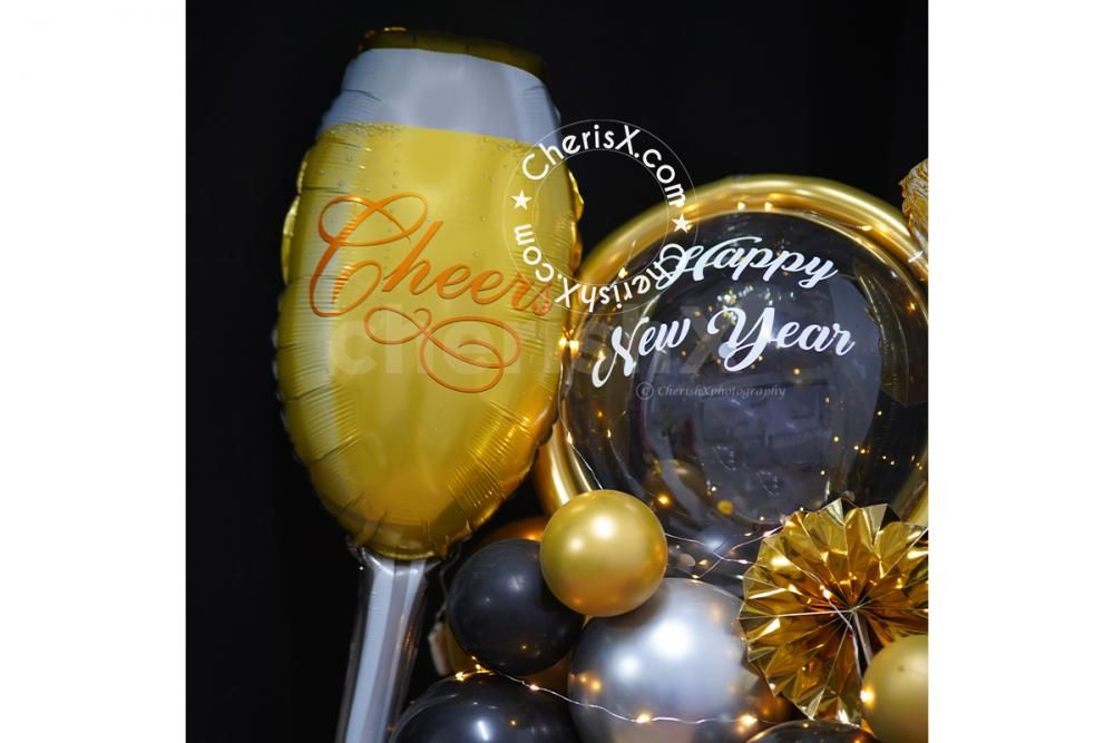 The Happy New Year wish makes your party warm and special for your guest.
