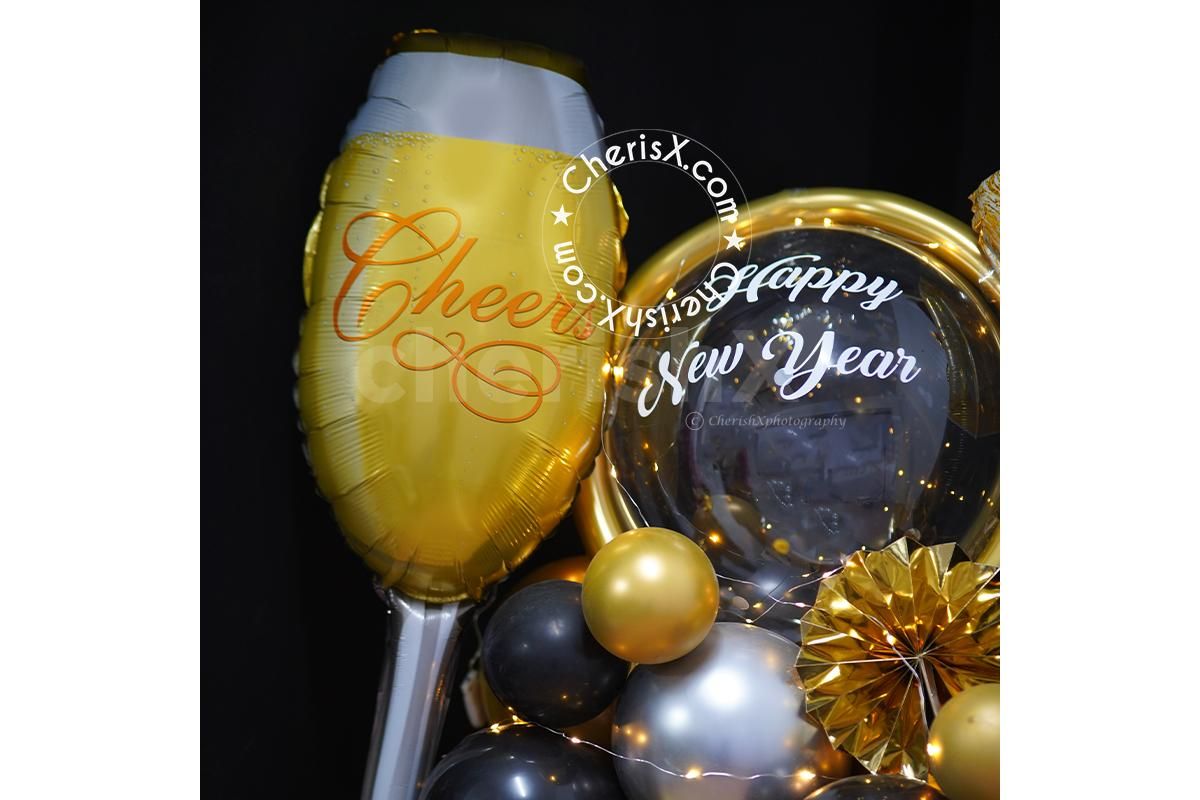 The Happy New Year wish makes your party warm and special for your guest.
