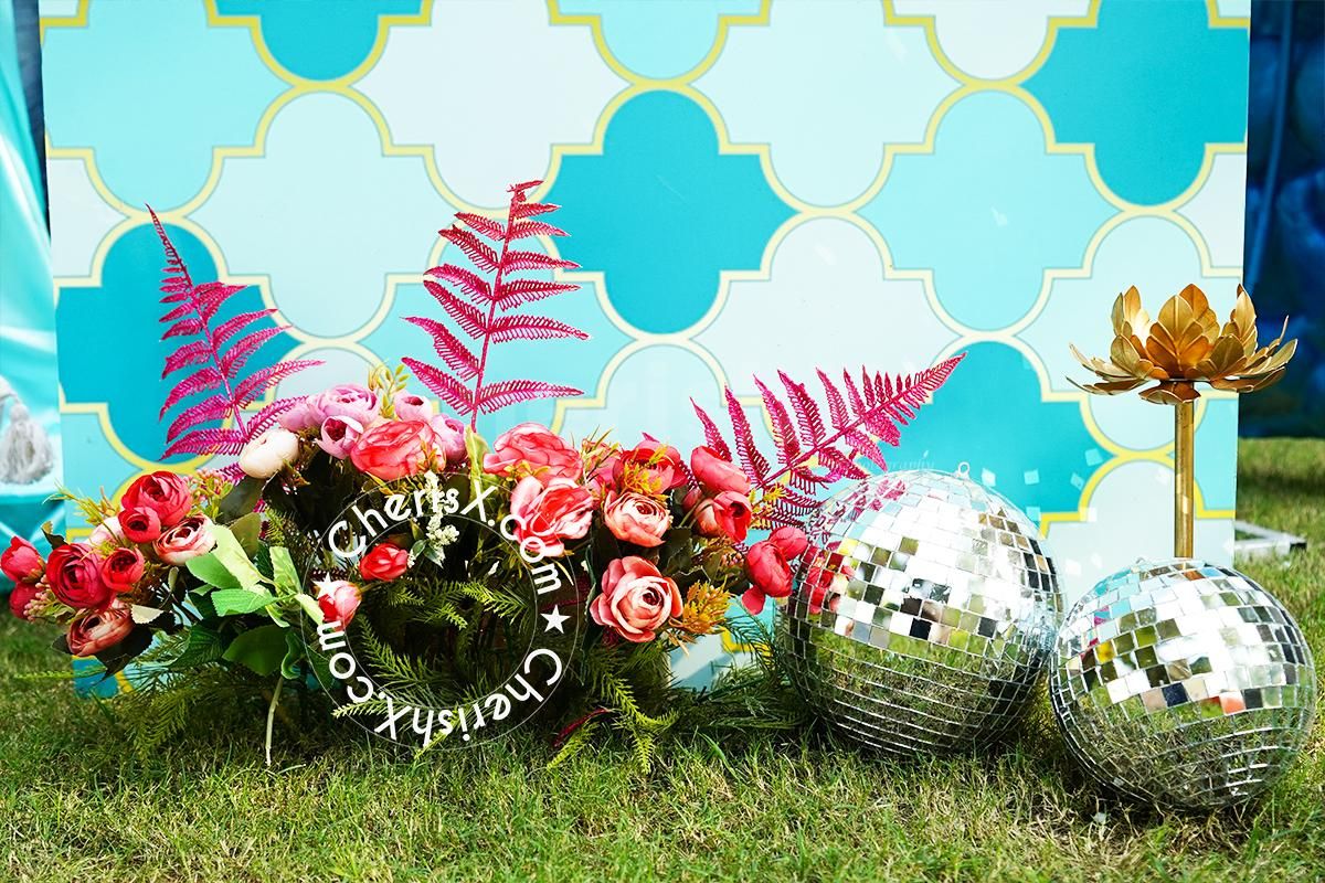 The Persian Theme décor with cushions and mats make it distinctive