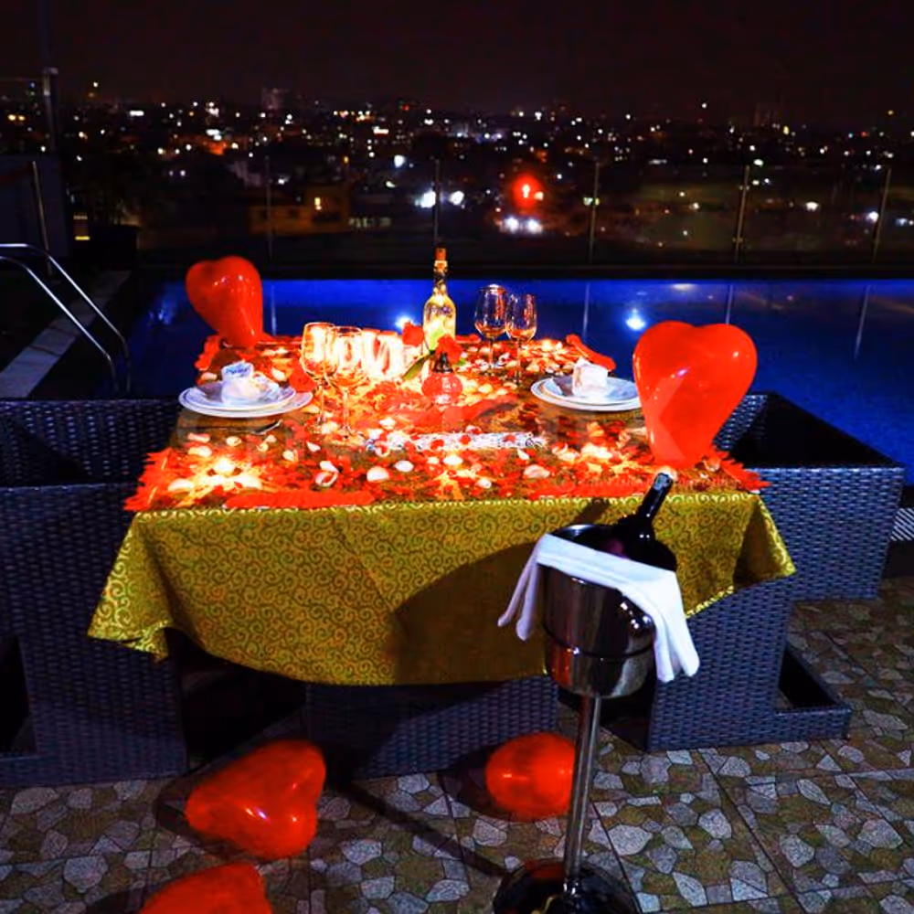 The welcome drinks offer a burst of refreshment