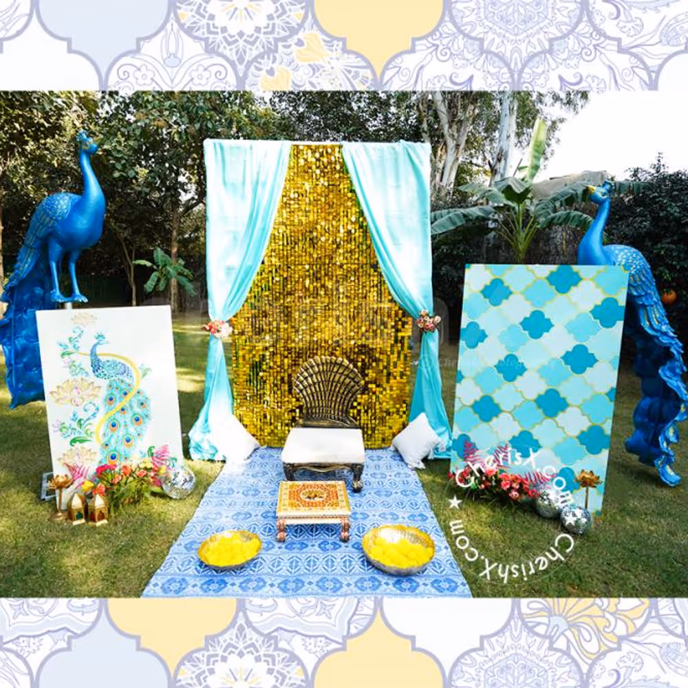 The Persian Theme décor with cushions and mats make it distinctive