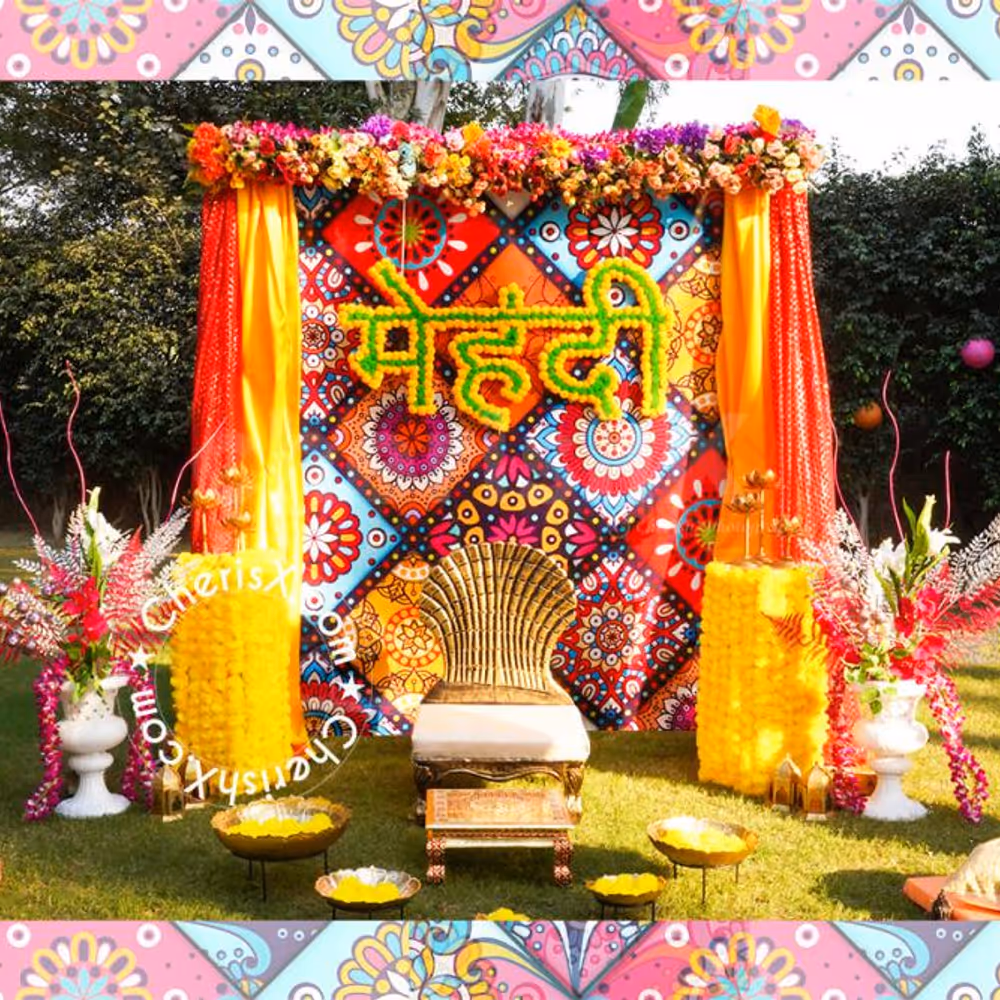 The mandala and flower combination is a rare choice that you must definitely make