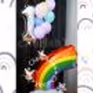 Rainbow coloured balloon bouquet will add a sparkling vibe to your next birthday party