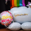 The Happy Birthday printed balloon foil makes it appealing and special for the occasion