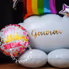 The Happy Birthday printed balloon foil makes it appealing and special for the occasion