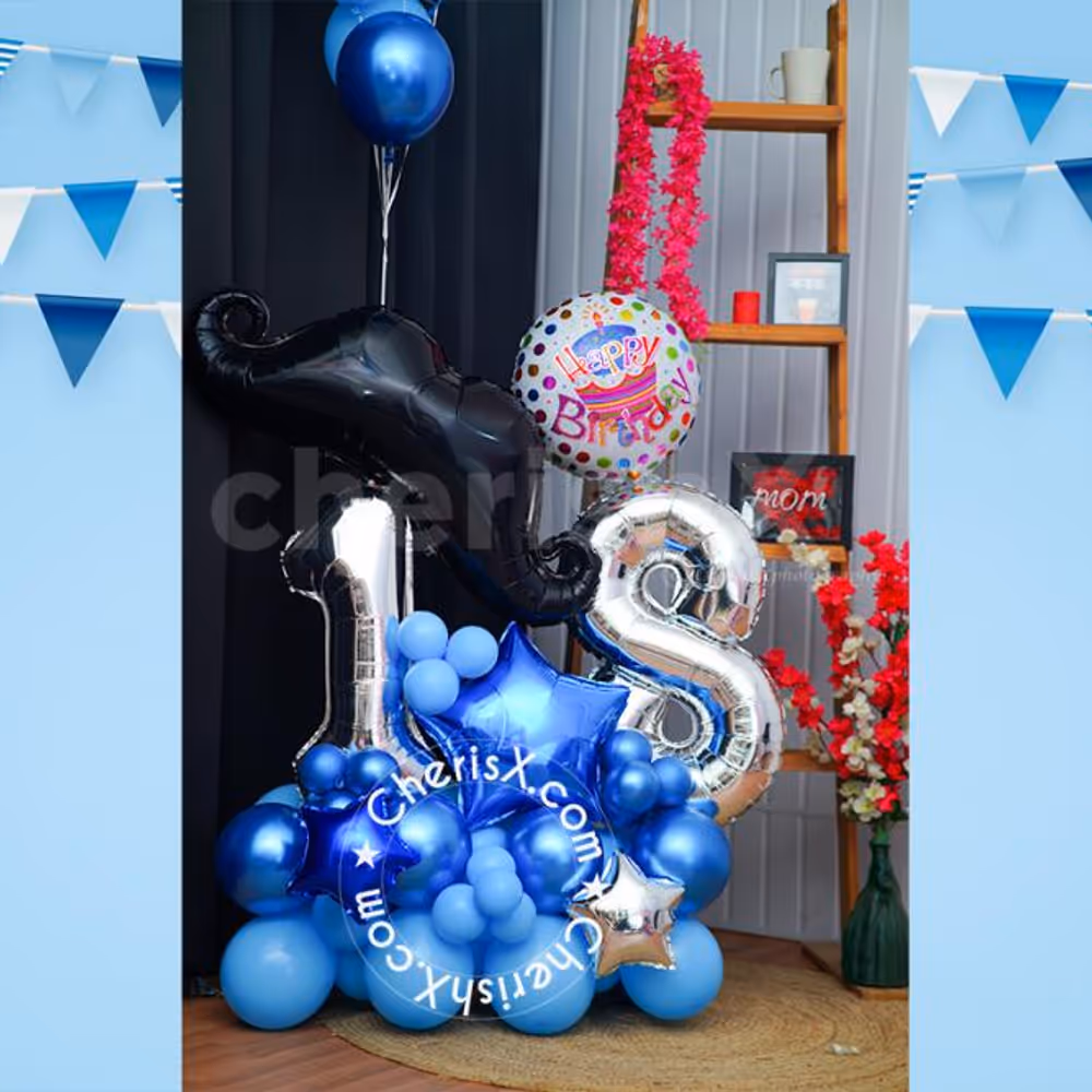 A birthday gift like this balloon bouquet can never go wrong