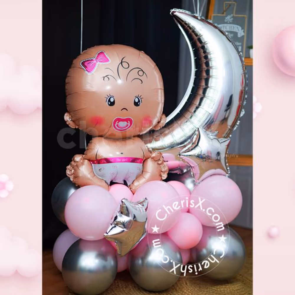 With its bright colour palette, each balloon makes an attractive statement when presented.