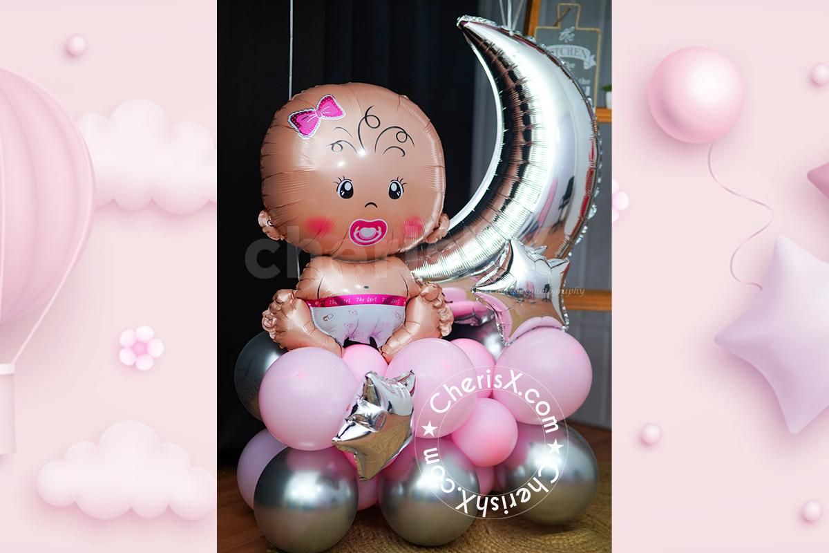 With its bright colour palette, each balloon makes an attractive statement when presented.