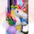 Unicorn Theme Balloon Bouquet adds charm to the occasion of the first birthday celebrations!