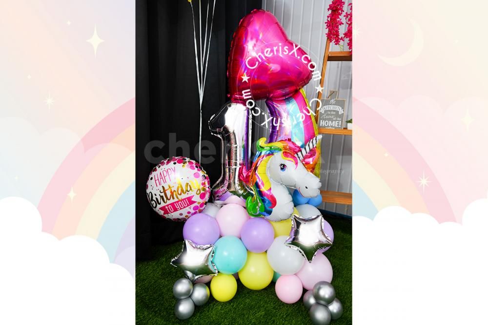 The colourful balloons and special designs are perfect for pictures too