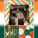Independence Day decoration package with patriotic tricolour balloon arrangements