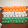 republic day balloon decoration