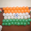 republic day balloon decoration
