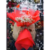 The special message in the bouquet is the highlight of the gift