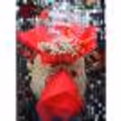 The special message in the bouquet is the highlight of the gift