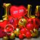 Express your love this Valentine's Day, say it with this beautiful red and golden balloon bouquet.
