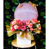 A perfect gift for a baby shower is Pastel Pink Flower Bucket.