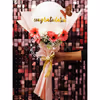 The sparkling pink bouquet is special as it signifies the birth of your girlchild